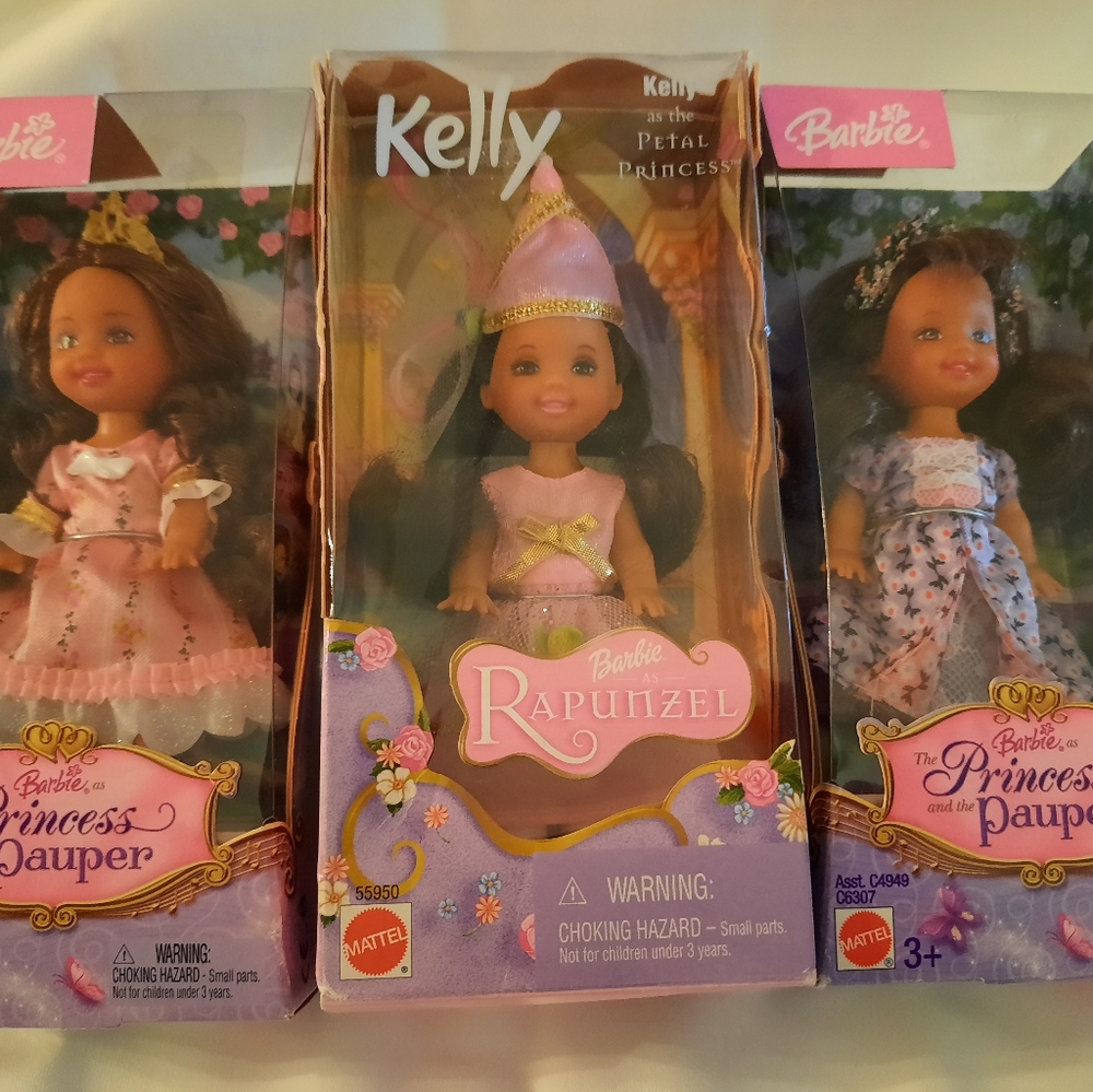 Barbie Kelly African American Princess Rapunzel